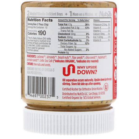 Iherb: Nuttzo, Organic, Power Fuel, 7 Nut & Seed Butter, Crunchy, 12 oz (340 g)
