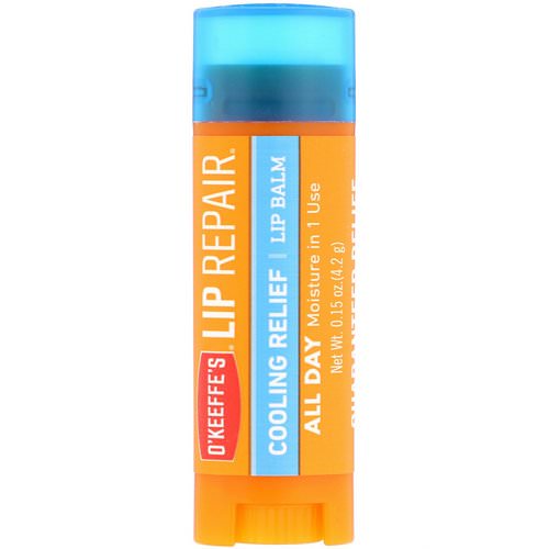 O'Keeffe's, Lip Repair, Cooling Relief, Lip Balm, 0.15 oz (4.2 g) Review