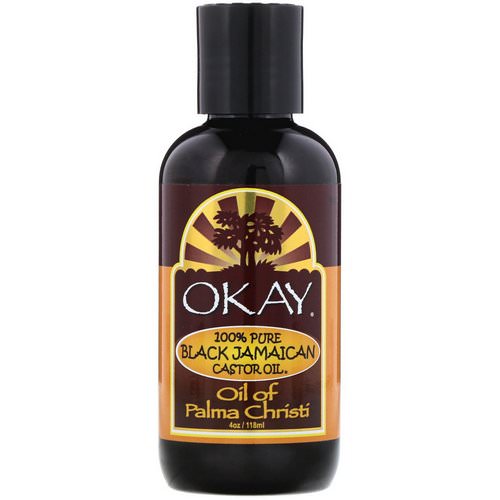 Okay, 100% Pure Black Jamaican Castor Oil, 4 oz (118 ml) Review