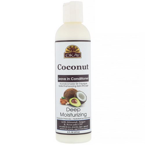Okay, Deep Moisturizing, Leave in Conditioner, Coconut, 8 fl oz (237 ml) Review