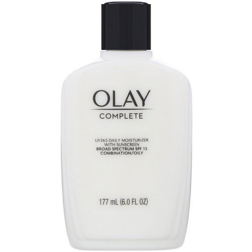 Olay, Complete, UV365 Daily Moisturizer with Sunscreen, SPF 15, Oily, 6 oz (177 ml) Review