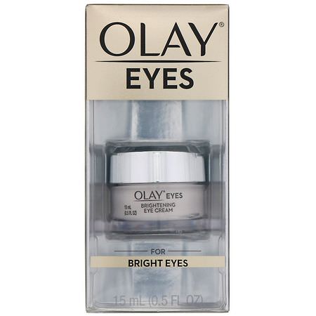 Behandlingar, Ögonkräm, Ögonvård, Hudvård: Olay, Eyes, Brightening Eye Cream, .5 fl oz (15 ml)