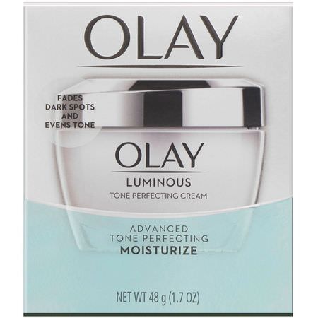 Face Moisturizer, Hudvård: Olay, Luminous, Tone Perfecting Cream, 1.7 oz (48 g)