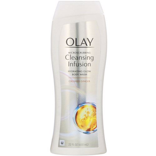 Olay, Microscrubbing Cleansing Infusion Body Wash, Crushed Ginger, 22 fl oz (650 ml) Review