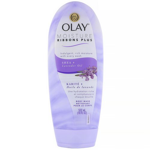 Olay, Moisture Ribbons Plus Body Wash, Shea + Lavender Oil, 18 fl oz (532 ml) Review