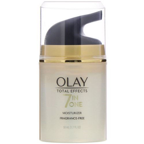 Olay, Total Effects, 7-in-One Moisturizer, Fragrance-Free, 1.7 fl oz (50 ml) Review