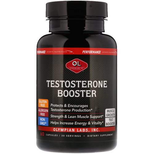 Olympian Labs, Performance Sports Nutrition, Testosterone Booster, 60 Capsules Review