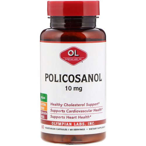 Olympian Labs, Policosanol, 10 mg, 60 Vegetable Capsules Review