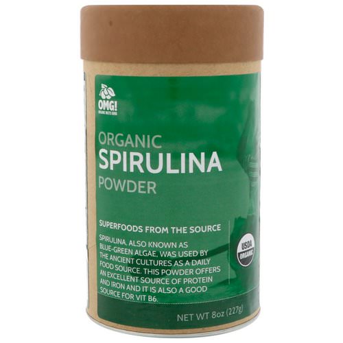 OMG! Organic Meets Good, Organic, Spirulina Powder, 8 oz (227 g) Review