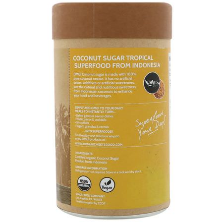 OMG! Organic Meets Good Coconut Sugar - Kokosnötsocker, Sötningsmedel, Honung