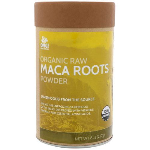 OMG! Organic Meets Good, Organic Raw, Maca Roots Powder, 8 oz (227 g) Review