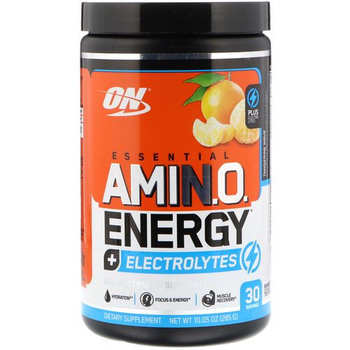 Optimum Nutrition, Essential Amin.O. Energy + Electrolytes, Tangerine Wave, 10.05 oz (285 g) Review