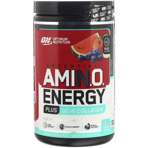 Optimum Nutrition, Essential Amino Energy plus UC-II Collagen, Fruit Fiesta, 9.5 oz (270 g) Review