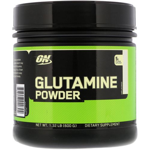 Optimum Nutrition, Glutamine Powder, Unflavored, 1.32 lb (600 g) Review