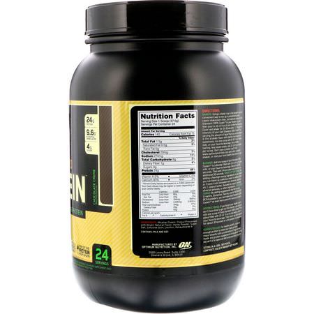 Kaseinprotein, Idrottsnäring: Optimum Nutrition, Gold Standard, 100% Casein, Naturally Flavored, Chocolate Creme, 2 lbs (907 g)