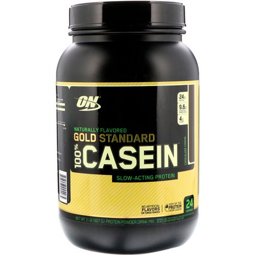 Optimum Nutrition, Gold Standard, 100% Casein, Naturally Flavored, Chocolate Creme, 2 lbs (907 g) Review