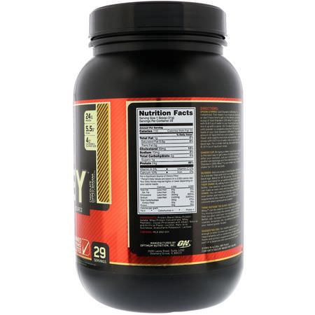 Vassleprotein, Idrottsnäring: Optimum Nutrition, Gold Standard, 100% Whey, Chocolate Dipped Banana, 2 lb (907 g)