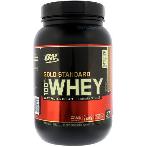 Optimum Nutrition, Gold Standard, 100% Whey, Chocolate Peanut Butter, 2 lbs (907 g) Review