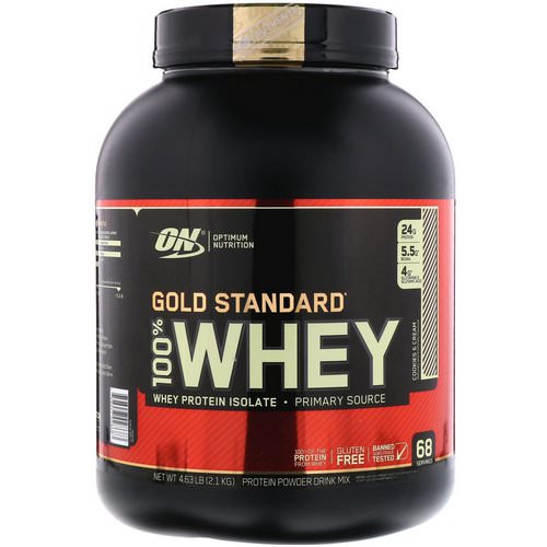 Optimum Nutrition, Gold Standard, 100% Whey, Cookies & Cream, 4.63 lbs (2.1 kg) Review