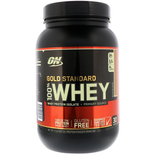 Optimum Nutrition, Gold Standard, 100% Whey, Dulce De Leche, 2 lbs (907 g) Review