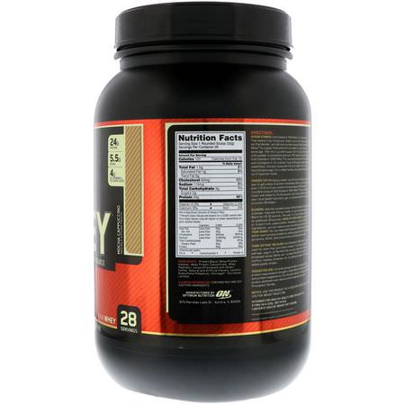 Vassleprotein, Idrottsnäring: Optimum Nutrition, Gold Standard, 100% Whey, Mocha Cappuccino, 2 lbs (909 g)