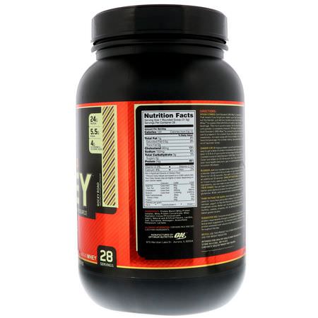 Vassleprotein, Idrottsnäring: Optimum Nutrition, Gold Standard, 100% Whey, Rocky Road, 2 lb (909 g)