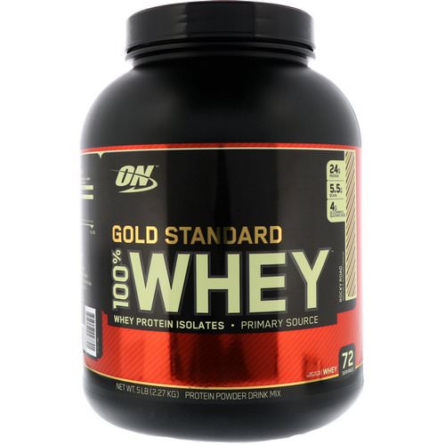 Optimum Nutrition, Gold Standard, 100% Whey, Rocky Road, 5 lbs (2.27 kg) Review