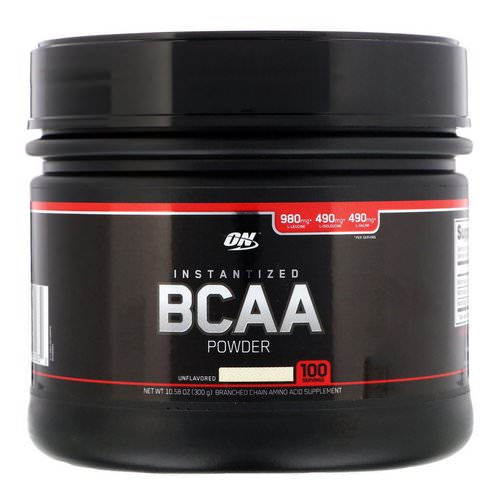 Optimum Nutrition, Instantized BCAA Powder, Unflavored, 10.58 oz (300 g) Review