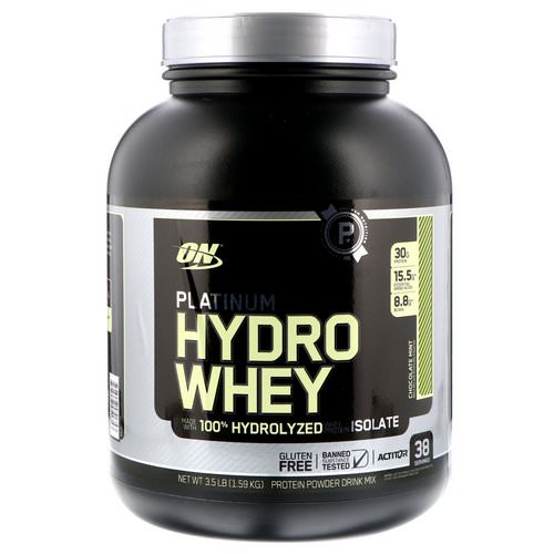 Optimum Nutrition, Platinum Hydro Whey, Chocolate Mint, 3.5 lbs (1.59 kg) Review