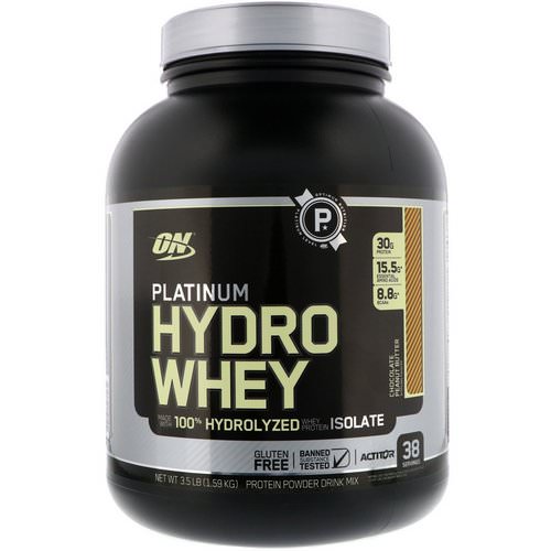 Optimum Nutrition, Platinum Hydro Whey, Chocolate Peanut Butter, 3.5 lbs (1.59 kg) Review