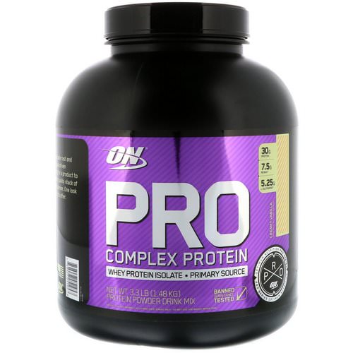 Optimum Nutrition, Pro Complex Protein, Creamy Vanilla, 3.3 lbs (1.48 kg) Review