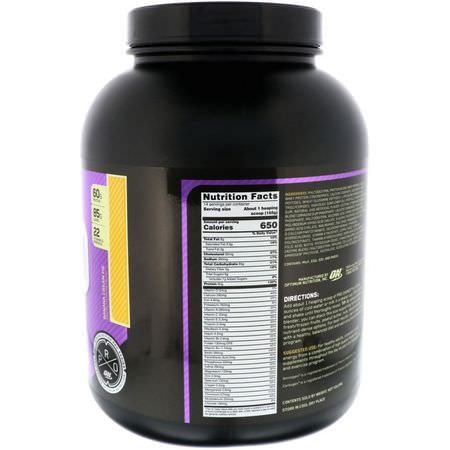 Viktökare, Protein, Sportnäring: Optimum Nutrition, Pro Gainer, High-Protein Weight Gainer, Banana Cream Pie, 5.09 lbs (2.31 kg)