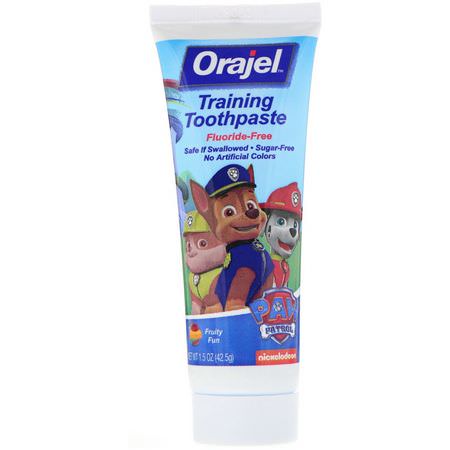 Orajel Baby Toothpaste Gel Fluoride Free - Fluorfri, Tandkräm, Bad, Gel