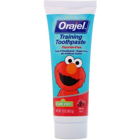 Orajel Baby Toothpaste Gel Fluoride Free - Fluorfri, Tandkräm, Bad, Gel