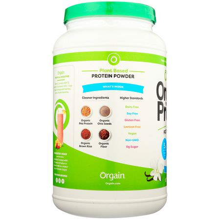 Orgain Plant Based Blends - Växtbaserat, Växtbaserat Protein, Idrottsnäring