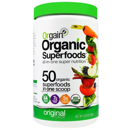 Orgain, Organic Superfoods, All-In-One Super Nutrition, Original Flavor, 0.62 lbs (280 g) Review