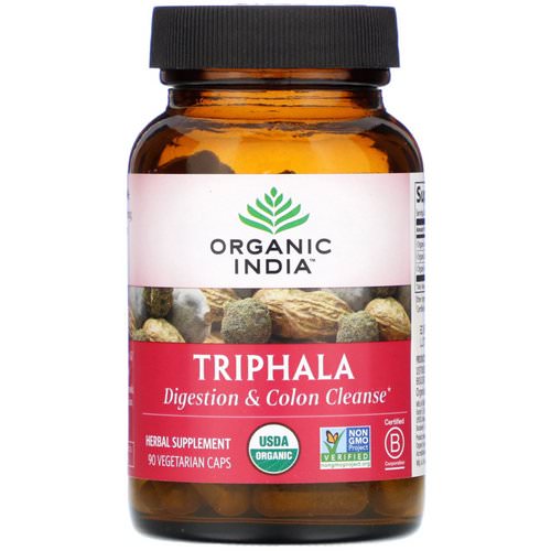 Organic India, Triphala, 90 Vegetarian Caps Review