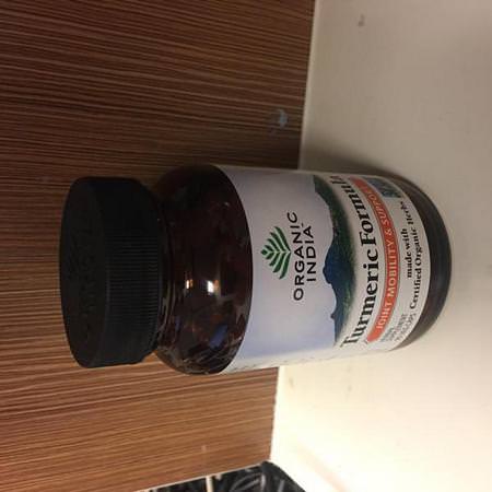 Organic India Curcumin, Gurkmeja, Antioxidanter, Kosttillskott