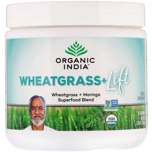 Organic India, Wheatgrass+ Lift, Superfood Blend, 5.29 oz (150 g) Review