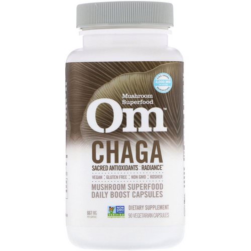 Organic Mushroom Nutrition, Chaga, 667 mg, 90 Vegetarian Capsules Review