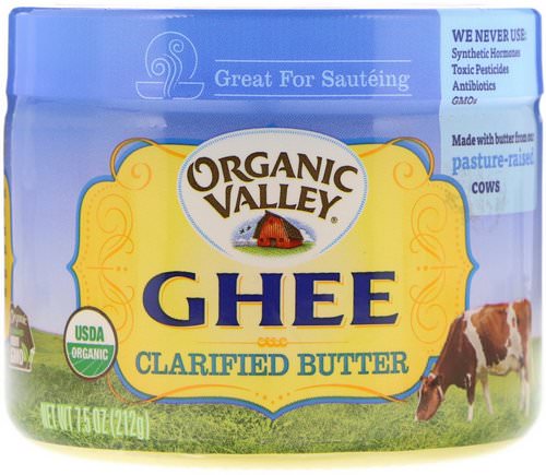 Organic Valley, Ghee Clarified Butter, 7.5 oz (212 g) Review