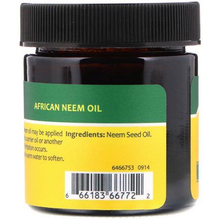 Massageoljor, Kropp, Bad, Neem: Organix South, TheraNeem Naturals, African Neem Oil, 1.6 fl oz (47 ml)