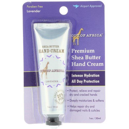 Out of Africa, Premium Shea Butter Hand Cream, Lavender, 1 oz (30 ml) Review