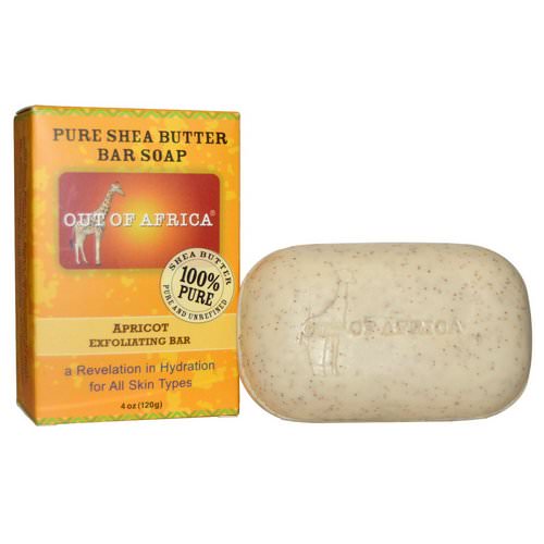 Out of Africa, Pure Shea Butter Bar Soap, Apricot Exfoliating Bar, 4 oz (120 g) Review