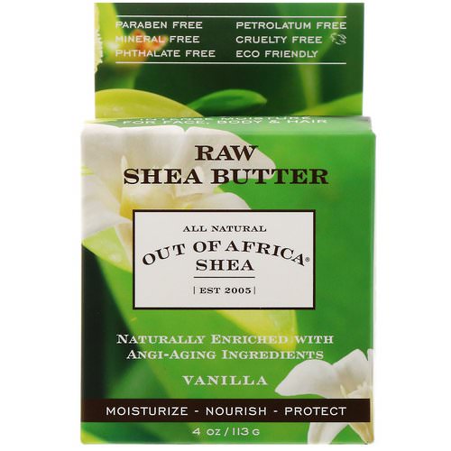 Out of Africa, Raw Shea Butter, Intense Moisture for Face, Body & Hair, Vanilla, 4 oz (113 g) Review