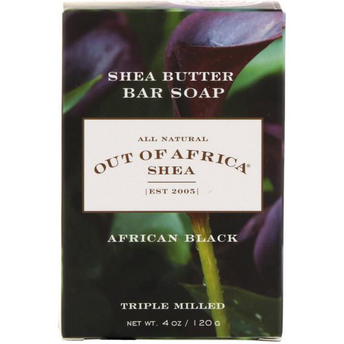 Out of Africa, Shea Butter Bar Soap, African Black, 4 oz (120 g) Review