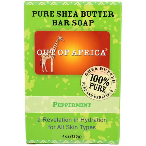 Out of Africa, Shea Butter Bar Soap, Peppermint, 4 oz (120 g) Review