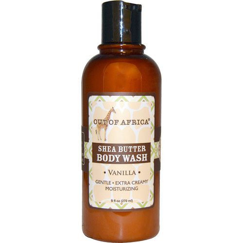 Out of Africa, Shea Butter Body Wash, Vanilla, 9 fl oz (270 ml) Review