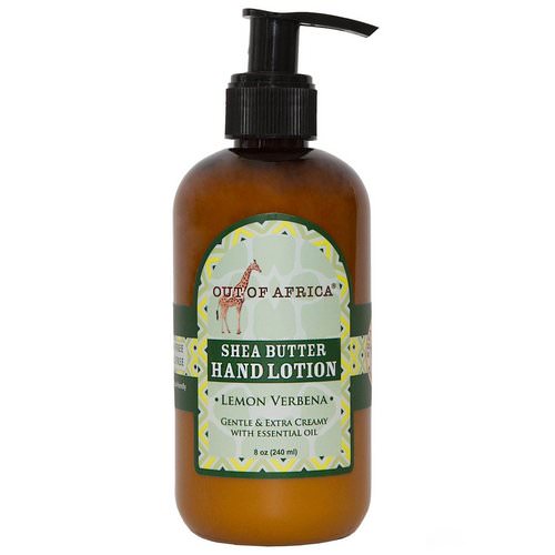 Out of Africa, Shea Butter Hand Lotion, Lemon Verbena, 8 oz (240 ml) Review
