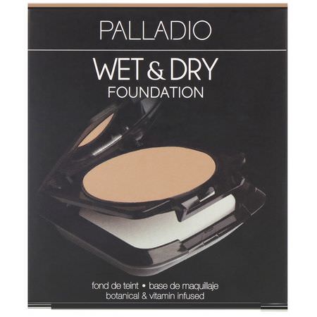 Liquid Foundation, Face, Makeup, Beauty: Palladio, Wet & Dry Foundation, Everlasting Tan, 0.28 oz (8 g)